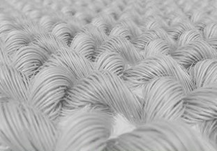 Close-up of the Bed Bunny CopperSoft microfiber weave