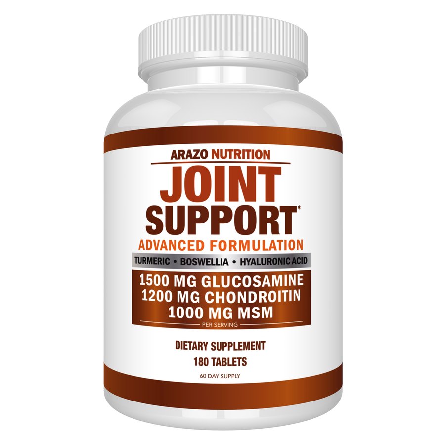 Arazo Nutrition Joint Support glucosamine chondroitin MSM supplement bottle