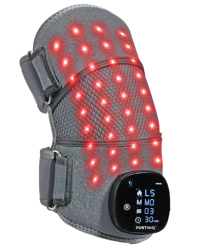 FORTHiQ knee massager with dual-wavelength red light