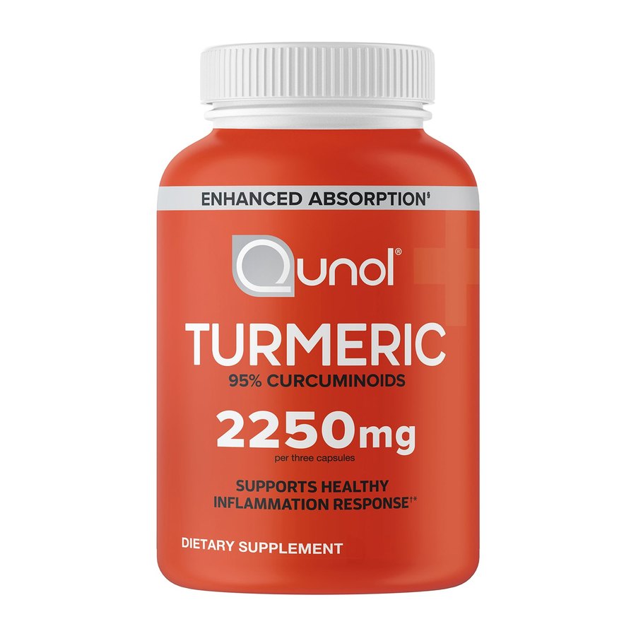 Qunol Turmeric 2250mg curcumin supplement bottle