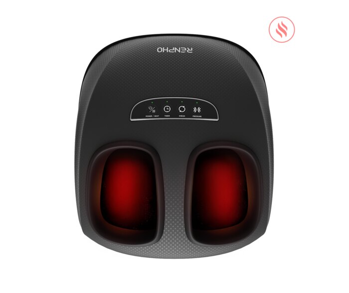 Solheel by RENPHO enclosed shiatsu foot massager with heat
