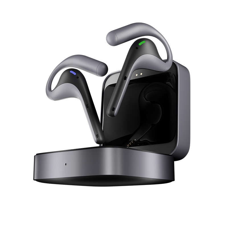 Timekettle W4 Pro AI interpreter earbuds in their charging case